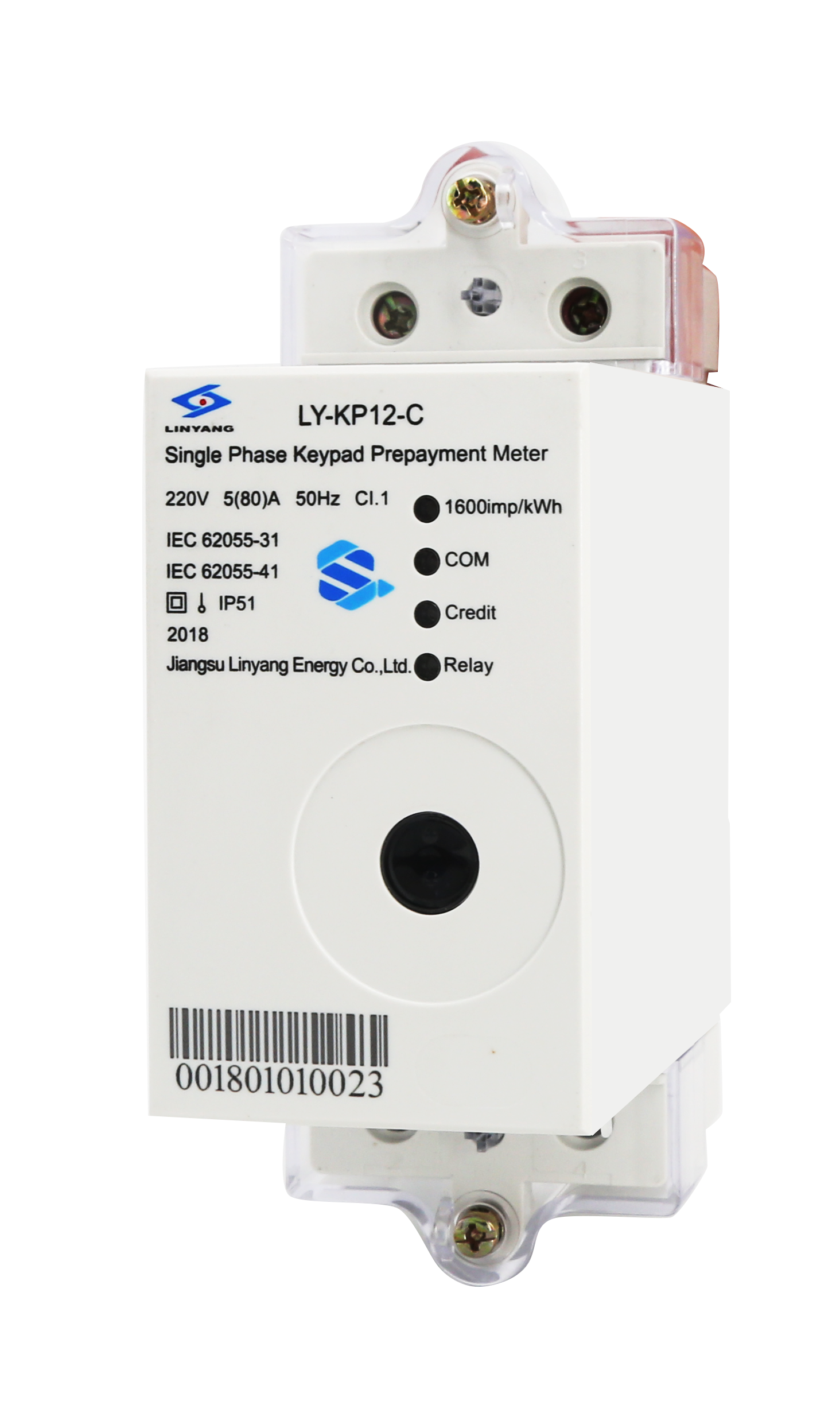 Linyang Split-Typ Einphasen-DIN-Schienenmontage Keypad Vorauszahlungs-Energiezähler